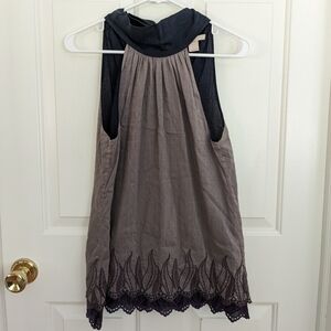 High Neck Sleeveless Top